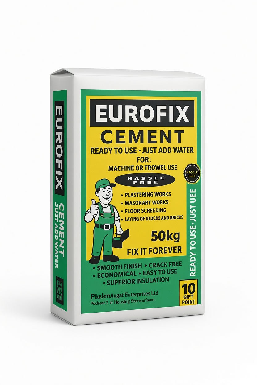 Eurofix Ready To Use Cement / Ready Mix Mortar Cement